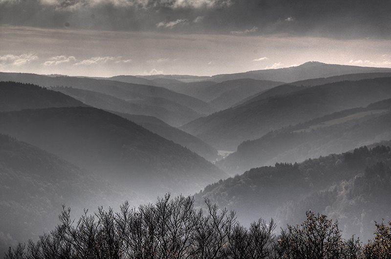 Hier steht ein Bild mit dem Titel: Panorama vom Steinerberg, Variation (Foto: Norbert Schneider)
