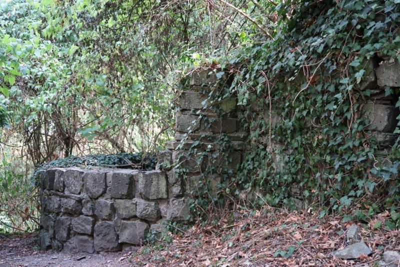 Ahrtal erleben: Von der Burg sind nur wenige Reste erhalten, darunter dieser Brunnen